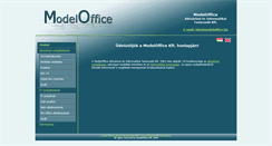 Desktop Screenshot of modeloffice.hu