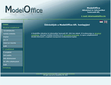 Tablet Screenshot of modeloffice.hu